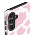 Pink Cow Print Galaxy S25 Impact Case